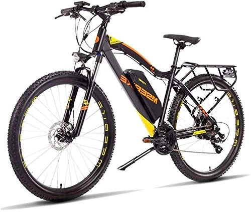 Bicicletas eléctrica : ZJZ Bicicleta de montaña eléctrica de 27, 5 '' con batería extraíble de Iones de Litio de Gran Capacidad (48 V 400 W), Bicicleta eléctrica de 21 velocidades y Tres Modos de Trabajo