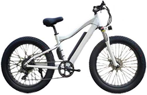 Bicicletas eléctrica : ZJZ Bicicletas eléctricas de 26 Pulgadas, batería de Litio 36V13A Ciclismo Bicicleta de 21 velocidades Neumático Gordo Bicicleta de montaña Resistencia 40 km
