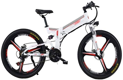 Bicicletas eléctrica : ZJZ Bicicletas eléctricas de 26 Pulgadas, batería de Litio de 48 V / 12 Ah, Ahorro de energía, Instrumento de Control de Pantalla LED, Bicicleta, Ciclismo al Aire Libre, Viajes