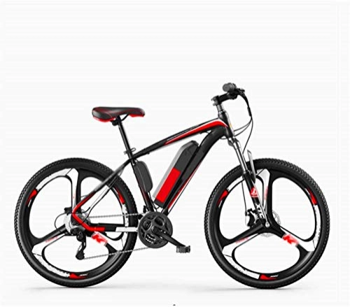 Bicicletas eléctrica : ZJZ Bicicletas eléctricas de 26 Pulgadas, Freno de Disco Doble de 27 velocidades, 250 W, Bicicletas para Adultos, Bicicleta, Ciclismo al Aire Libre, Viajes, Ejercicio, Deportes