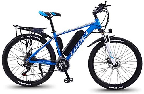 Bicicletas eléctrica : ZJZ Bicicletas eléctricas de montaña para Adultos, batería de Iones de Litio extraíble de Gran Capacidad (36 V, 13 AH), Bicicletas eléctricas de 30 velocidades, 3 Modos de Trabajo