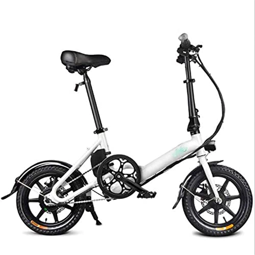 Bicicletas eléctrica : ZJZ Bicicletas eléctricas Plegables de 16 Pulgadas, batería de Litio de 7.8A Velocidad Variable Boost Bicycle City Desplazamiento hacia Fuera Ciclismo Deportivo