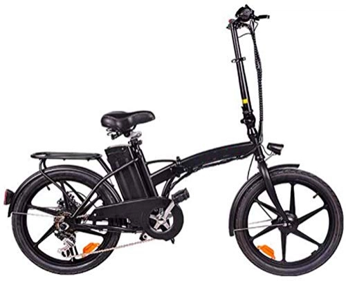 Bicicletas eléctrica : ZJZ Bicicletas eléctricas Plegables para Adultos de 20 Pulgadas, Ruedas de aleación de Aluminio Bicicletas 36V10A batería de Iones de Litio Bicicleta Hombres Mujeres Deportes Ciclismo al Aire Libre