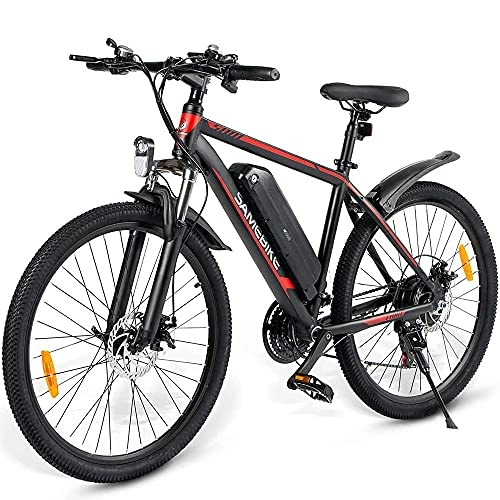 Bicicletas eléctrica : ZWJABYY Bicicleta EléCtrica, Nueva Bicicleta EléCtrica para Adultos De 2021, Bicicleta De MontañA EléCtrica De 26 Pulgadas, con BateríA ExtraíBle De Aulitio De 36V / 10Ah, Motor De 350W, Black