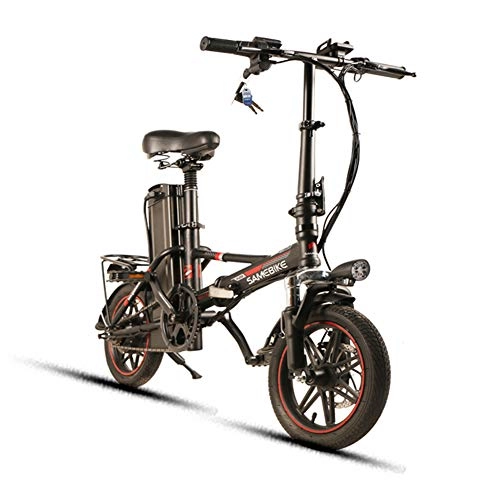 Bicicletas eléctrica : ZZQ Bicicleta eléctrica con batería extraíble de Iones de Litio de Gran Capacidad (48V 350W), Bicicleta eléctrica de Tres Modos de Trabajo