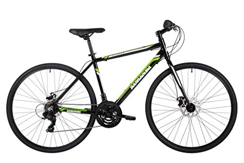 Bicicletas híbrida : Barracuda Hydrus - Bicicleta híbrida para hombre (21 velocidades), color negro, tamaño 19" Frame, tamaño de cuadro 19.0