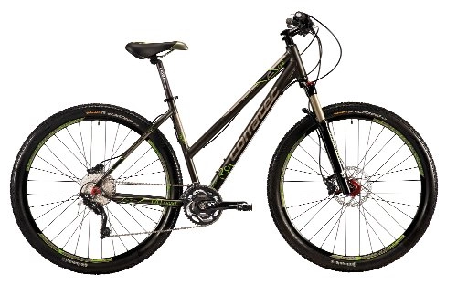 Bicicletas híbrida : Corratec C29 M Cross 01 - Bicicleta híbrida para Mujer, Talla M (164-172 cm), Color Negro