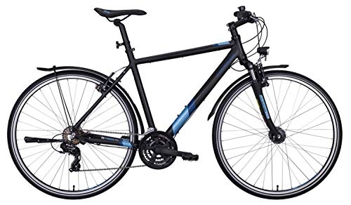 Bicicletas híbrida : Kreidler Stack 28'' 2.0 Calle Shimano Tx 800 24 Velocidad MTB Bicicleta (Hombre Diamante Negro, 28 Pulgadas 19.5 Pulgadas (50 cm ))