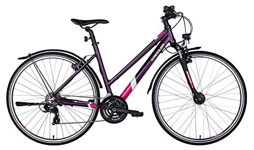 Bicicletas híbrida : Kreidler Stack 28'' 2.0 Calle Shimano Tx 800 24 Velocidad MTB Bicicleta ( Mujer Trapecio Violeta, 28 Pulgadas 17.5 Pulgadas (45 cm ))