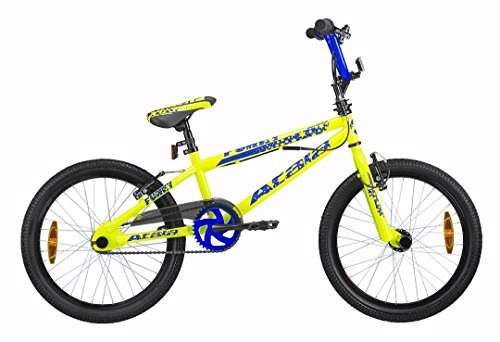 BMX : Atala - Bicicleta infantil BMX Funky Ver. 2018, 20", 1 V, talla nica 26, color amarillo y azul nen.