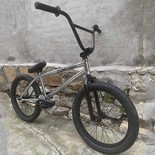 BMX : Bicicleta BMX Freestyle de 20 pulgadas para adolescentes y adultos, principiantes a avanzados, marco de acero 4130 CRMO, horquilla delantera y manillar de 8, 6 pulgadas, engranaje BMX de 25 x 9 t