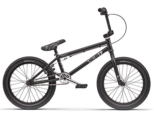 BMX : Bicicleta BMX Wethepeople Curse 18, 2016, ruedas de 18", negro mate
