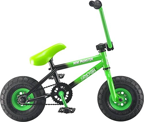 BMX : Bicicleta para niños, Rocker BMX Mini BMX iROK con diseño Mini monster green RKR, de color verde