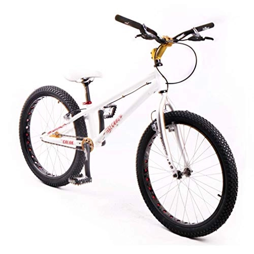 BMX : Bicicletas de Trial de Calle de 24 Pulgadas Bicicletas de Escalada Bicicleta de Salto Biketrial, Cuadro de Aleación de Aluminio y Horquilla Delantera, Con Freno (delantero y trasero MAGURA-HS33)