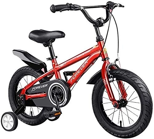 BMX : Bicicletas ligeras para niños Niños Niñas Niños Bici BMX 2 Mano Frenos bicicletas con ruedas de bicicleta de entrenamiento del niño 12" 14" 16" 18 con estabilizadores y cestas de bicicleta for niños