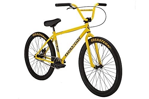 BMX : Eastern Bikes Growler 26-Inch LTD Cruiser Bike, marco cromado ligero completo (amarillo)