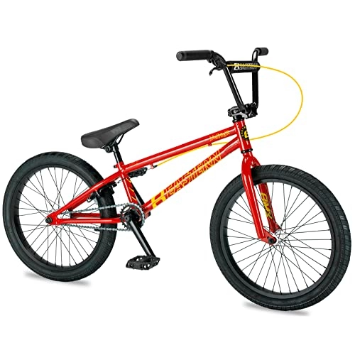 BMX : Eastern Bikes Lowdown BMX de 20 pulgadas, rojo, marco de acero de alta resistencia