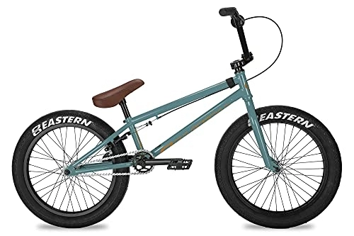 BMX : Eastern Bikes Nightwasp - Bicicleta BMX de 20 pulgadas, marco de cromo molibdeno (verde marino)