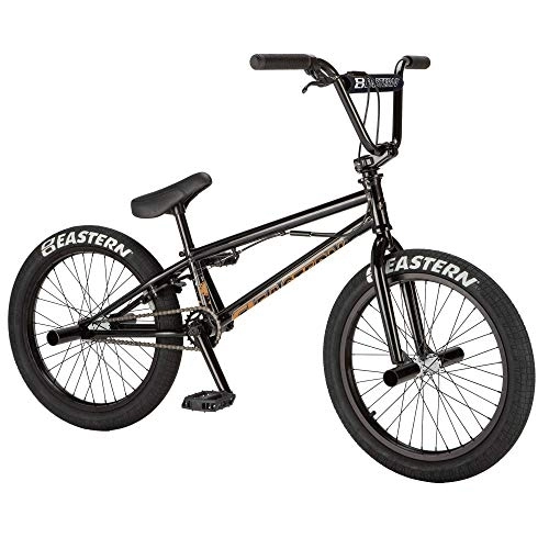 BMX : Eastern Bikes Orbit Bicicleta BMX de 20 pulgadas, Chromoly Down & Steerer Tube (negro)