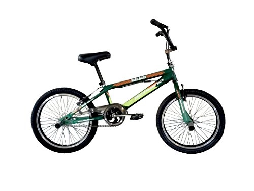 BMX : F.lli Schiano Hard Road BMX Bicicleta, Hombre, Oscuro / Verde Claro, 20