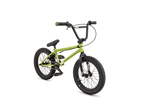 BMX : FLYBIKES Neo Bicicleta Completa, Unisex-Youth, Flat Olive Green, 16 Pulgadas