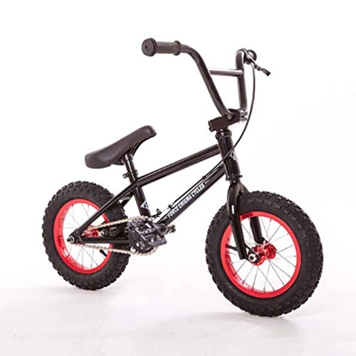BMX : GASLIKE Bicicleta BMX de 12 Pulgadas para niños y niñas, Manillar en U de Acero con Alto Contenido de Carbono y puños de Goma / Pedales WELLGO / Asiento de Esponja / neumáticos CST de 2, 4 Pulgadas