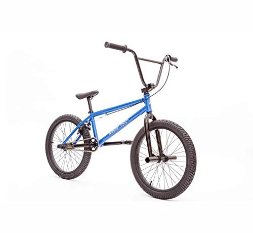 BMX : GASLIKE Bicicletas BMX, Ruedas de 20 Pulgadas, Cuadro y Horquilla de Acero con Alto Contenido de Carbono, agarres Tipo U de Acero con Alto Contenido de Carbono