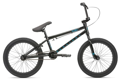 BMX : Haro Downtown 18" 2021 BMX Freestyle Bike (18" - Negro)