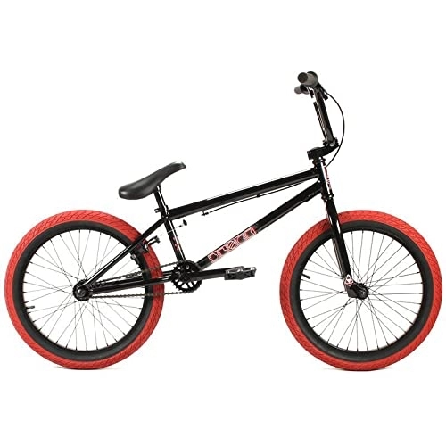 BMX : Jet BMX Block BMX Bike Freestyle Bicycle Gloss Black / Red
