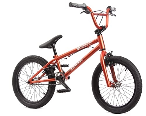 BMX : KHE - Bicicleta BMX Arsenic de 18 pulgadas patentado Affix Rotor cobre rojo solo 10, 1 kg