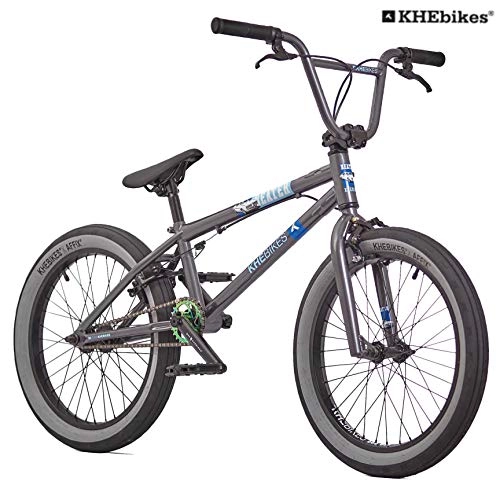 BMX : KHE BMX Bicicleta Beater Patentado Affix 360 Rotor 20 Aduanas slo 11, 2 kg! Negro y Gris, Gris