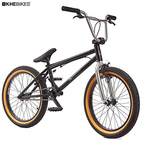 BMX : KHE BMX Bicicleta Beater Patentado Affix 360 Rotor 20 Aduanas slo 11, 2 kg! Negro y Gris, Negro / Plateado