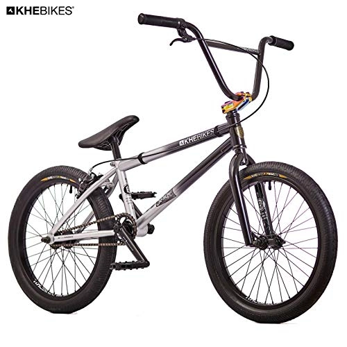 BMX : KHE Bmx bicicleta Silencer BL Oil Slick Plata de Negro solo 10, 0kg.