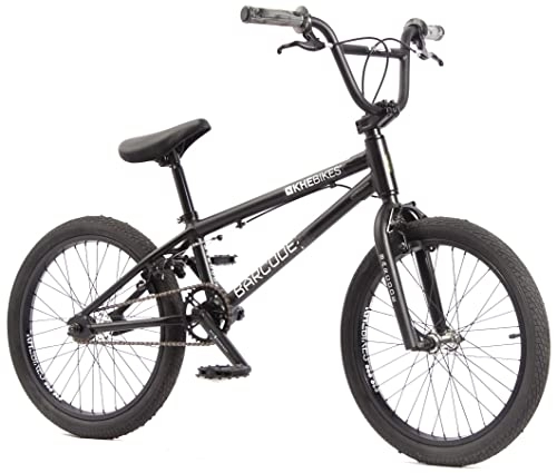 BMX : KHE - Código de barras para bicicleta BMX LL (aluminio, 20 pulgadas, con rotor Affix solo 10, 0 kg), color negro