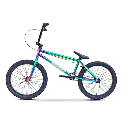 BMX : LANAZU Bicicletas para Adultos Bicicletas de montaña para Realizar espectáculos de Estilo Libre Esquina de la Calle Acrobacias extremas Freno Trasero Bicicleta de montaña