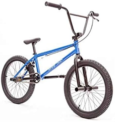 BMX : LFSTY Bicicletas BMX, Bicicleta Ruedas de 20 Pulgadas Cuadro y Horquilla de Acero con Alto Contenido de Carbono agarres Tipo U de Acero con Alto Contenido de Carbono