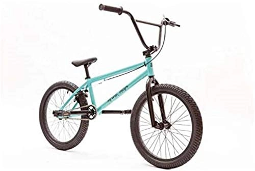 BMX : LFSTY Ruedas de 20 Pulgadas Bicicletas BMX Bicicletas para Hombres, Bicicleta Marco de Acero con Alto Contenido de Carbono y empuñaduras Tipo U, 9 × 25T Gear Drive