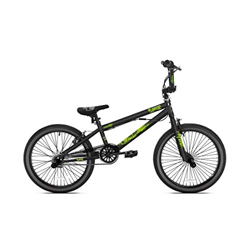 BMX : Madd Bicicleta infantil unisex juvenil BMX Freestyle, color negro, talla única