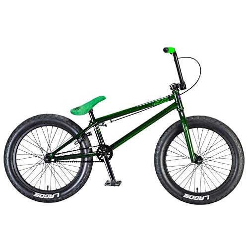 BMX : Mafiabikes Madmain Harry Main - Bicicleta BMX de 20 pulgadas, Crackle verde