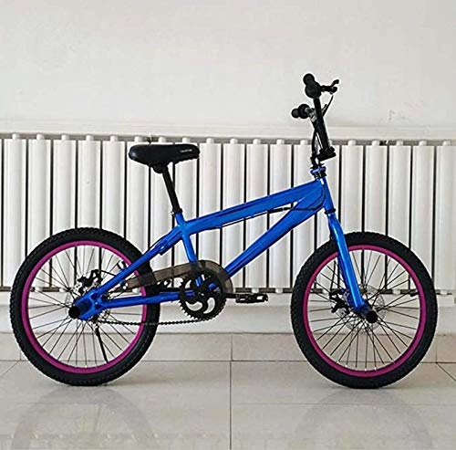 BMX : MIAOYO Bicicleta BMX de 20 Pulgadas, Bicicleta de fantasía de fantasía de acto, Estilo Libre para Principiantes para Jinetes avanzados, Bicicletas BMX de la Calle, d