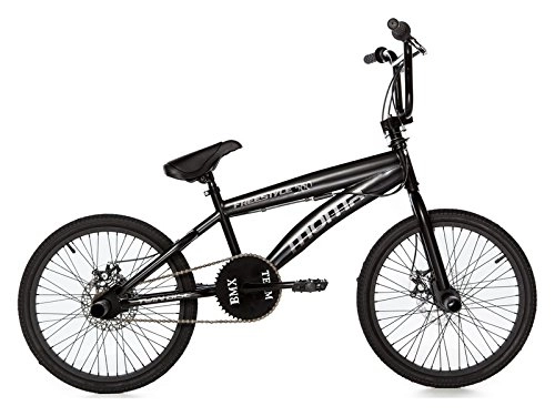 BMX : Moma Bikes Bicicleta Competicion "BMX FREESTYLE 360ª" - Alu, Doble Freno Disco - Ruedas 20"