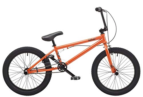 BMX : Rooster Hardcore - Bicicleta BMX para nios (9, 75 Pulgadas, Ruedas de 20 Pulgadas), Color Naranja metlico