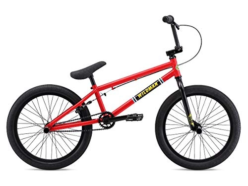 BMX : SE Bikes Wildman BMX Bike, Color Rojo, tamao 22 cm, tamao de Rueda 20.00