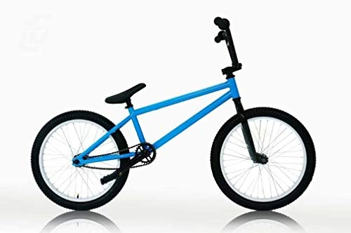 BMX : SWORDlimit 20"Freestyle BMX Bicicleta para Principiantes a Ciclistas avanzados, Marco de Acero de Alto Carbono y Asiento de Freno Desmontable, Engranaje 25 x 9T