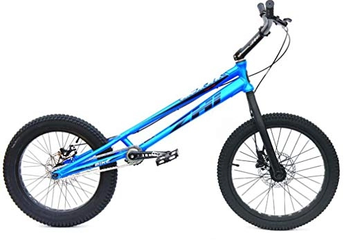 BMX : SWORDlimit Bicicleta BMX / Bicicleta de Escalada para Principiantes hasta avanzados, Cuadro de aleacin Ligera de Aluminio (Freno de Disco mecnico de aleacin de Aluminio, Volante de 20 Anillos), Azul