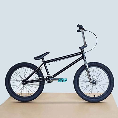 BMX : SWORDlimit Bicicleta BMX Bikes de 20 Pulgadas, Cuadro de Acero al Cromo molibdeno Cromado, Eje Central de 0.7 Pulgadas + Juego de bielas 25T, Freno en U con Soporte de Montaje Desmontable