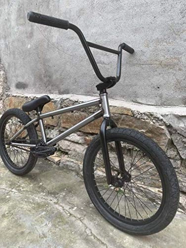 BMX : SWORDlimit Bicicleta Freestyle BMX de 20 Pulgadas para Principiantes y avanzados, Cuadro Completo de Crmo, Juego de bielas de aleación de Aluminio 25T de 8 Llaves + Eje de Tarjeta 9T