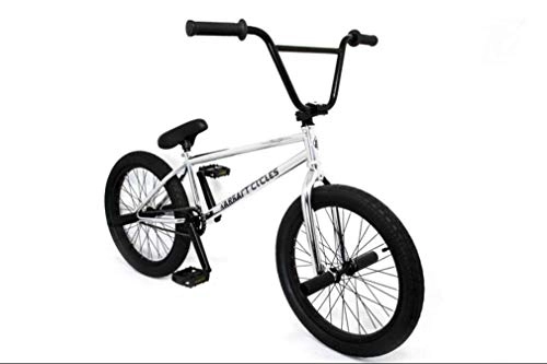 BMX : SWORDlimit Bicicleta Freestyle BMX para Principiantes y Ciclistas avanzados, Cuadro de Acero de Alto Carbono y Asiento de Freno Desmontable, Engranaje BMX 25x9T, Tres etapas / 8 Llaves / manivela
