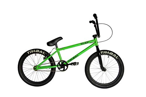 BMX : Tribal Clan Bicicleta BMX de 20 Pulgadas, Verde Intenso.