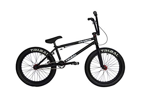 BMX : Tribal Dragon Bicicleta BMX – Piezas de color negro mate y rojo